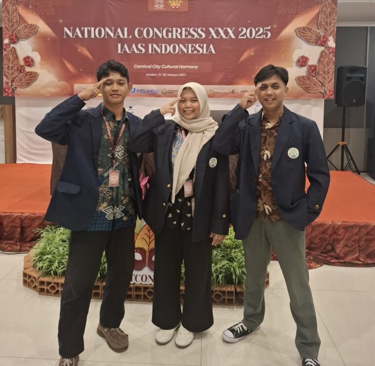 Perwakilan Mahasiswa Agroteknologi Ikuti National Congress XXX IAAS Indonesia